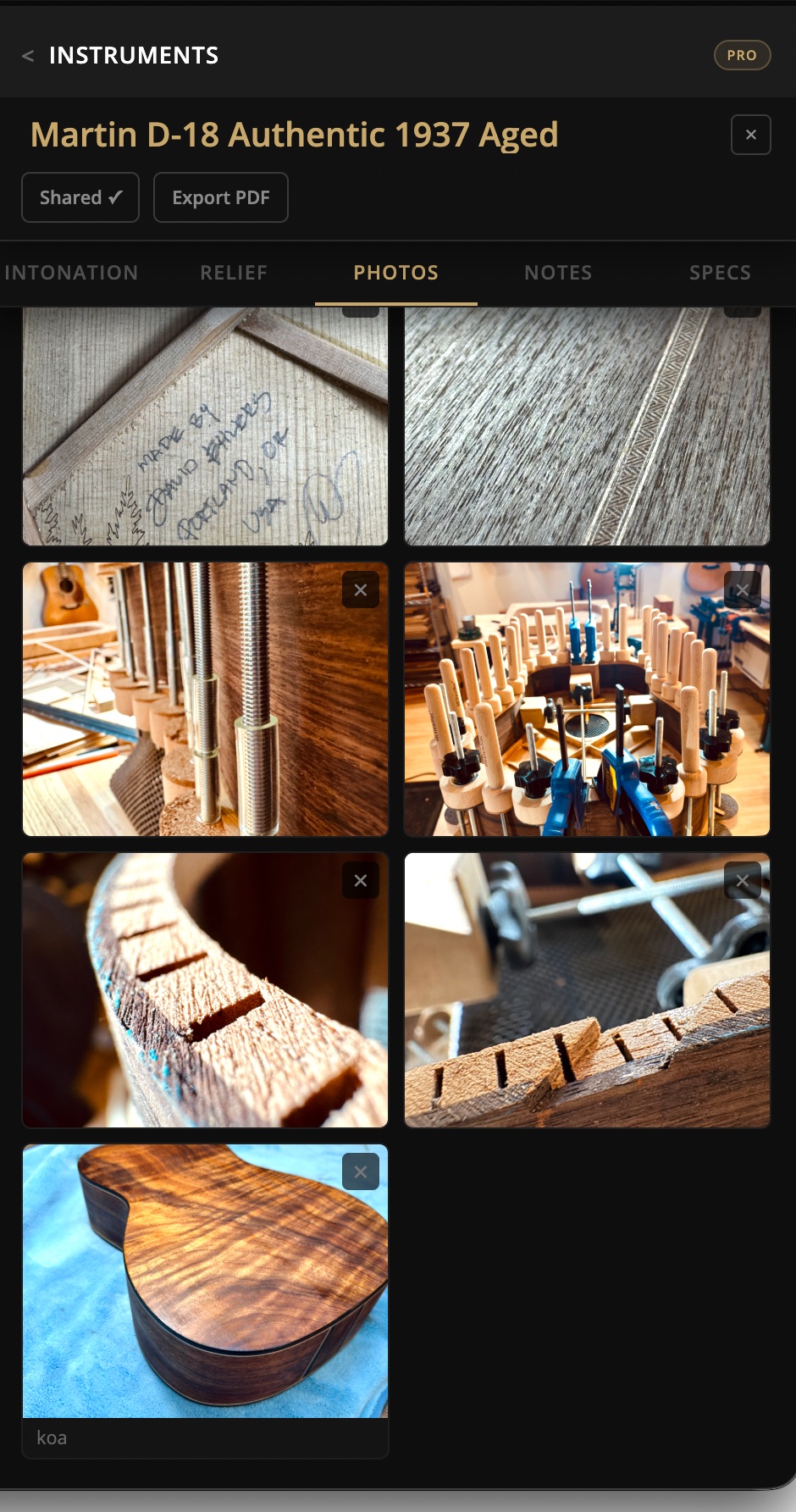 Photo documentation